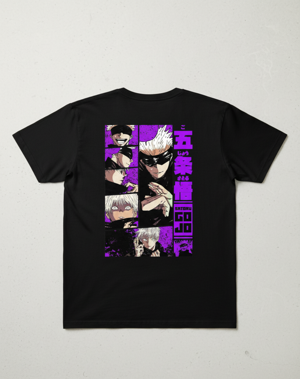 Gojo anime character printed t-shirt