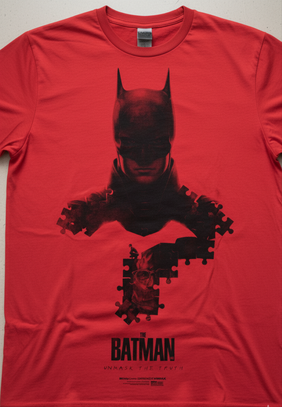 Solid printed batman edition t-shirt