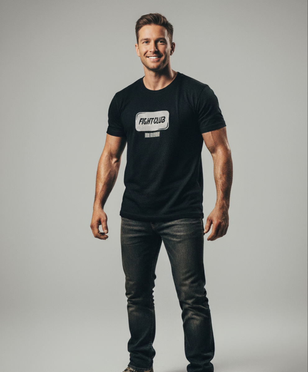 Fight club tshirt for mens