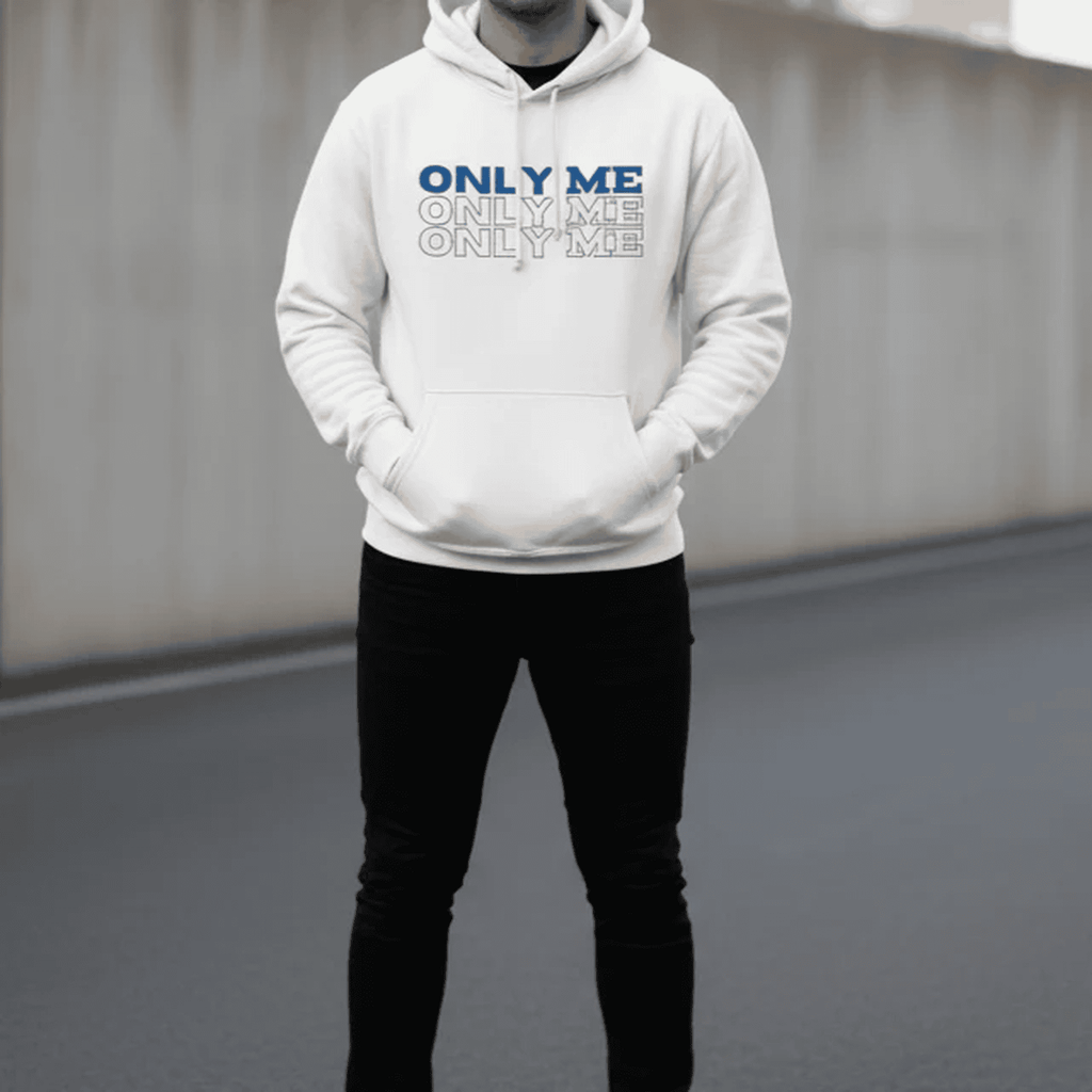Premium hoodie for winters front side printed ONLY ME