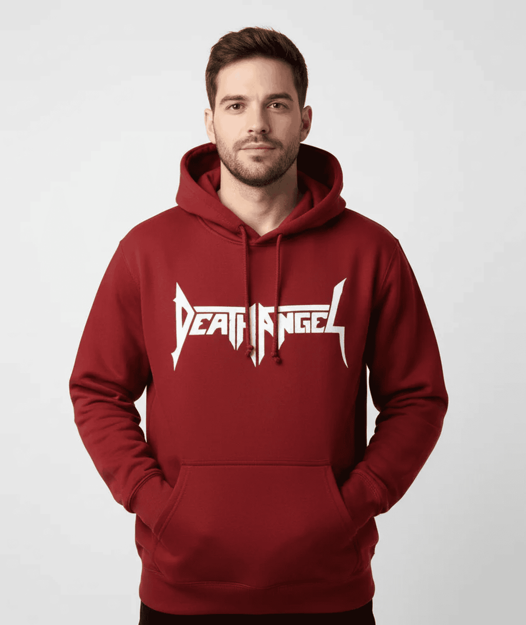 Premium winters hoodie front side printed DEATH ANGEL