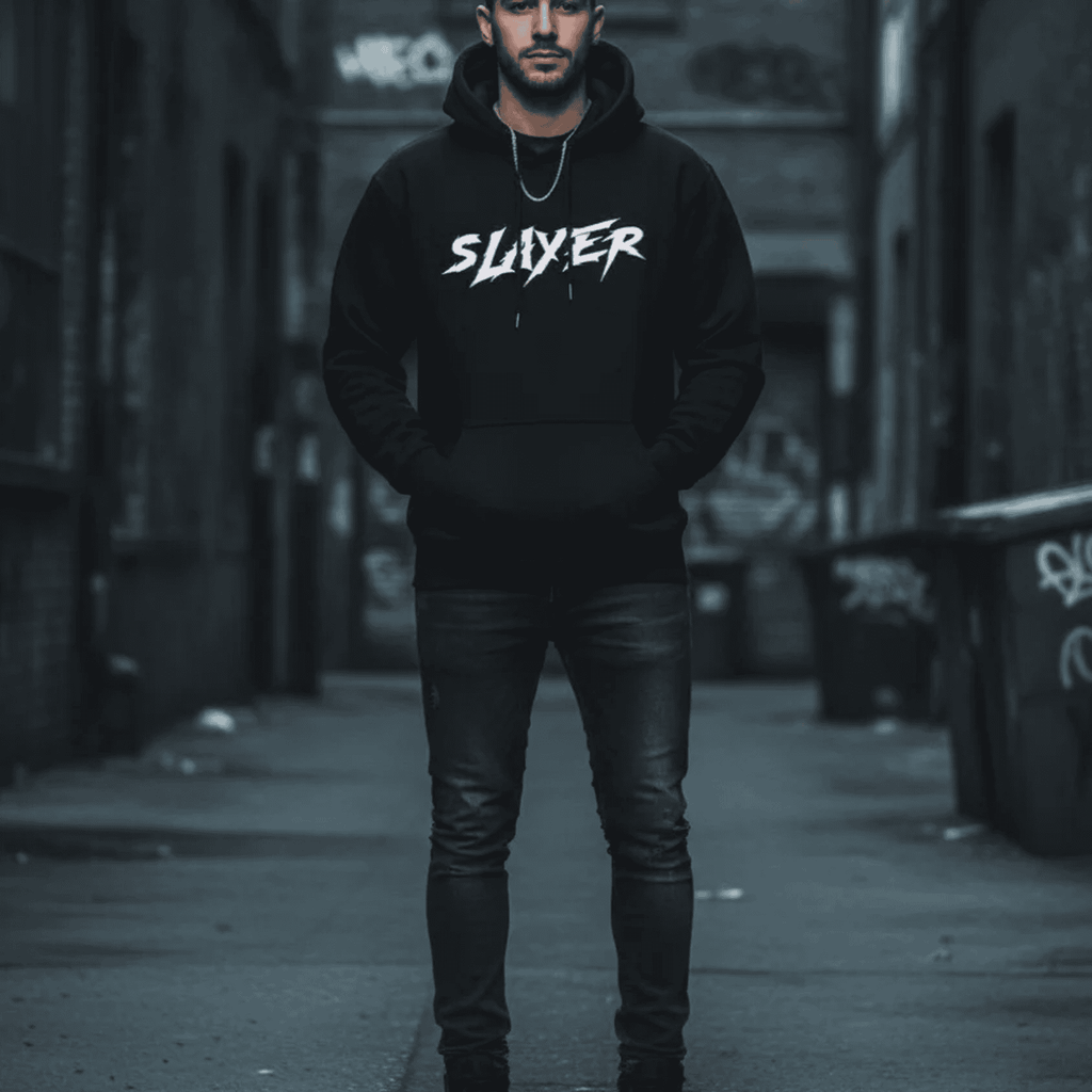 Premium winters hoodie front side print SLAYER