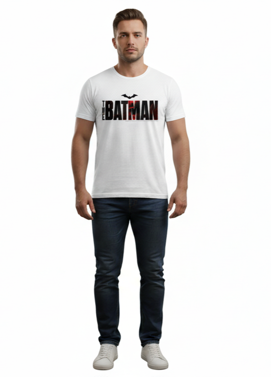Solid batman t-shirt for mens