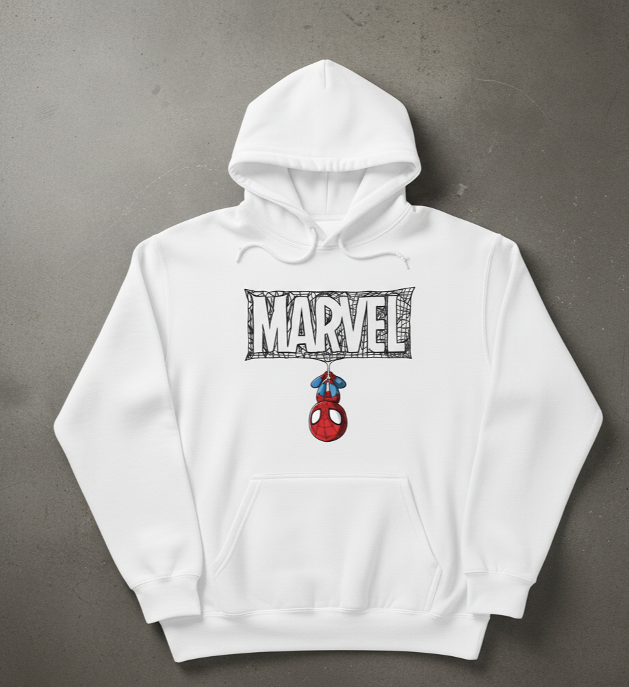 Premium hoodie for winters front side printed marvel small spider man