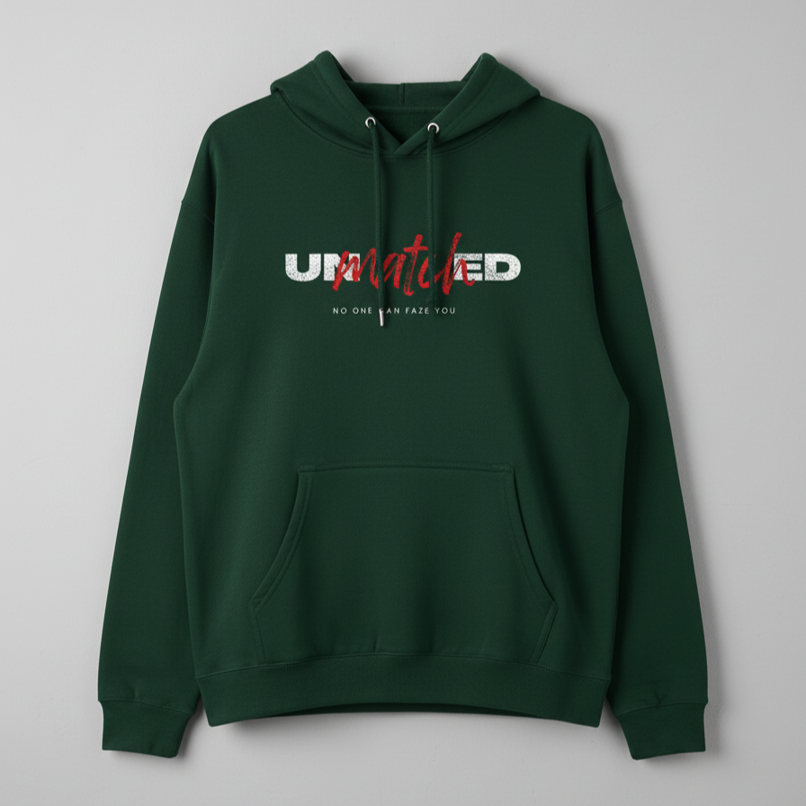 Premium winters hoodie printed UNMATCHED