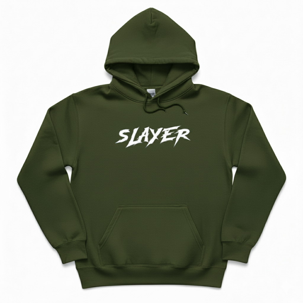 Premium winters hoodie front side print SLAYER