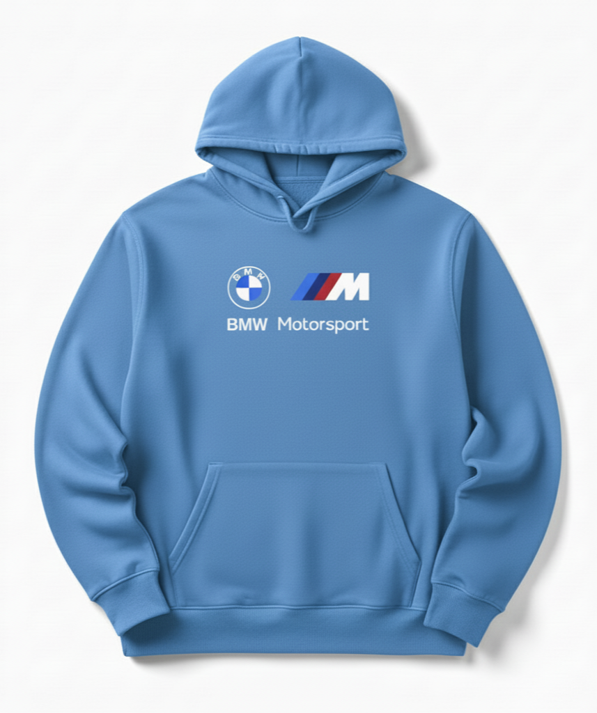 Premium hoodie for winters front side printed BMW MOTORSPORT