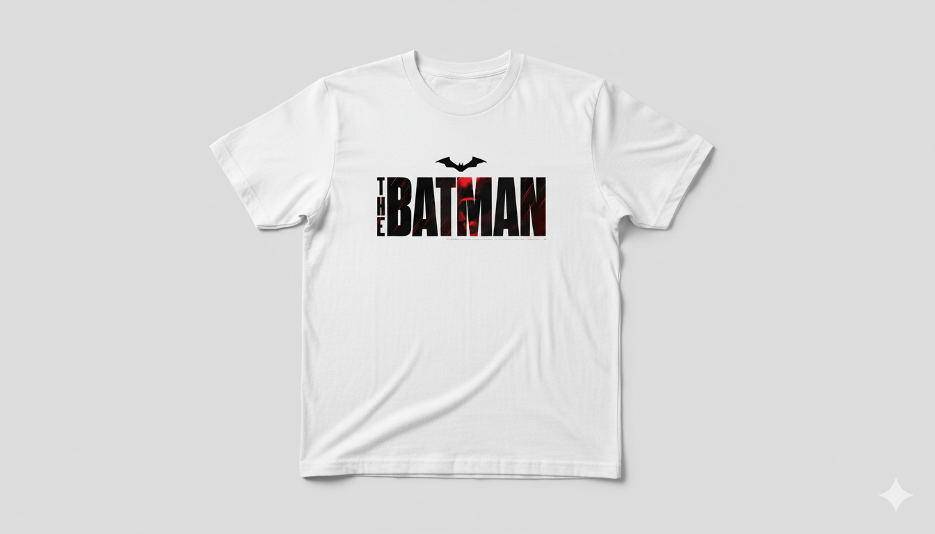 Solid batman t-shirt for mens