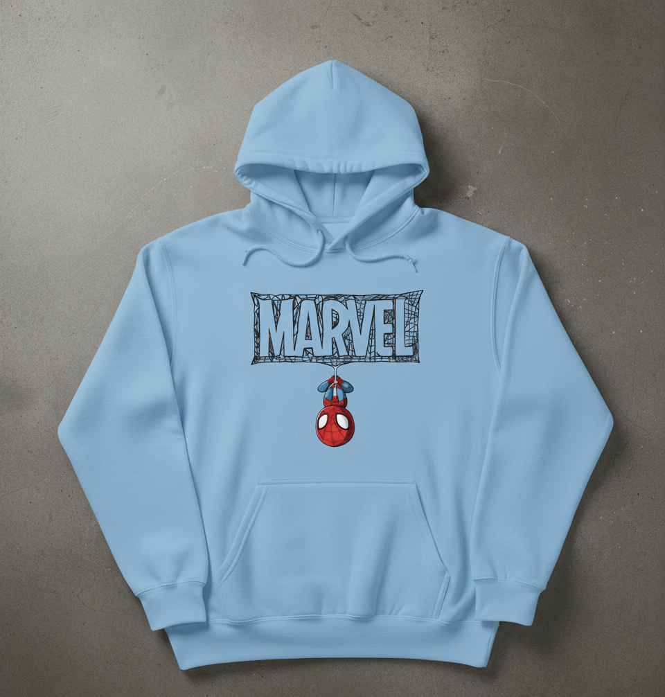 Premium hoodie for winters front side printed marvel small spider man