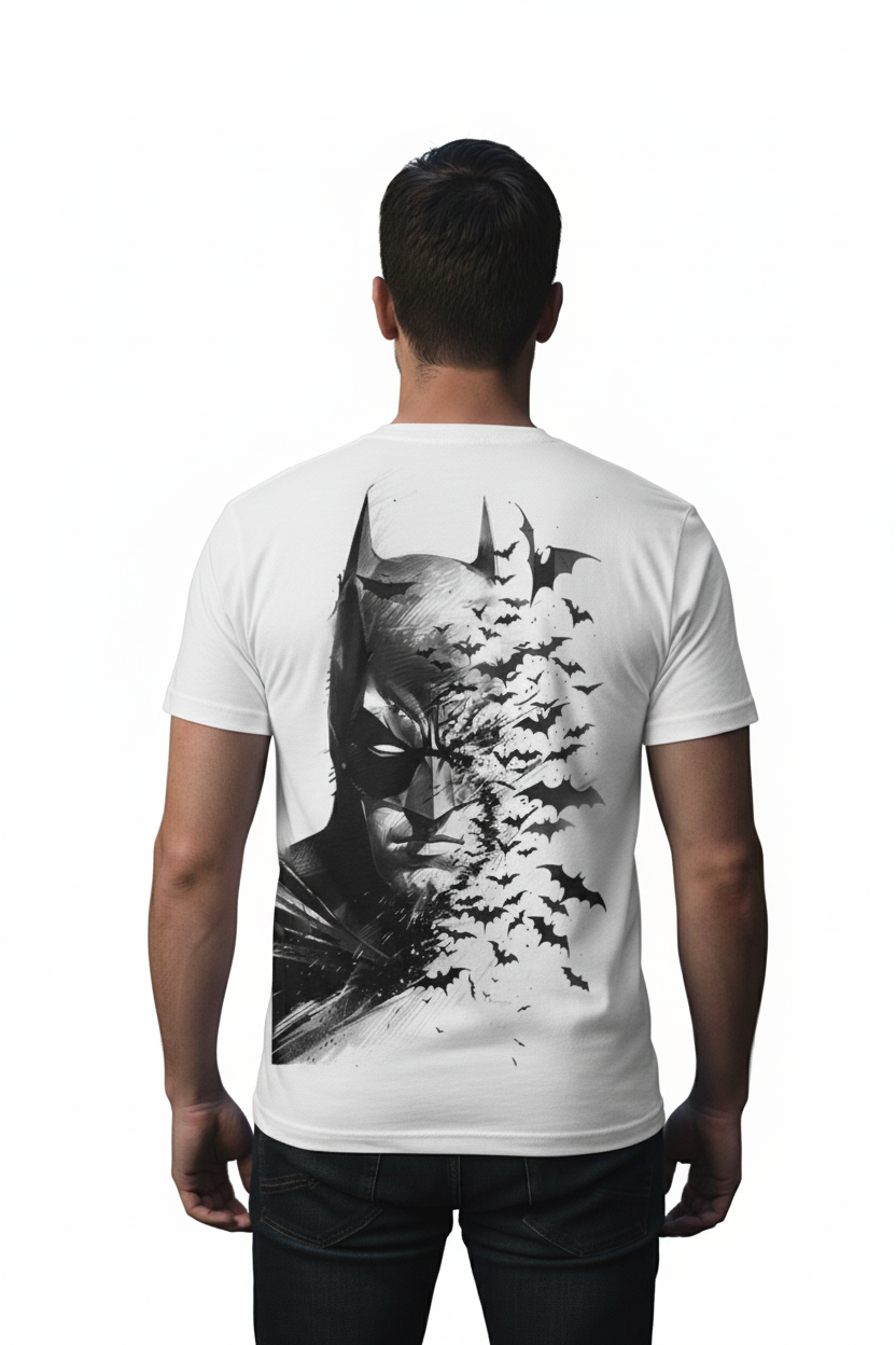 Solid batman t-shirt for mens