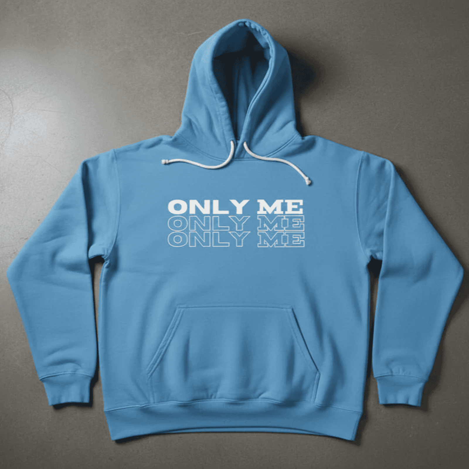 Premium hoodie for winters front side printed ONLY ME