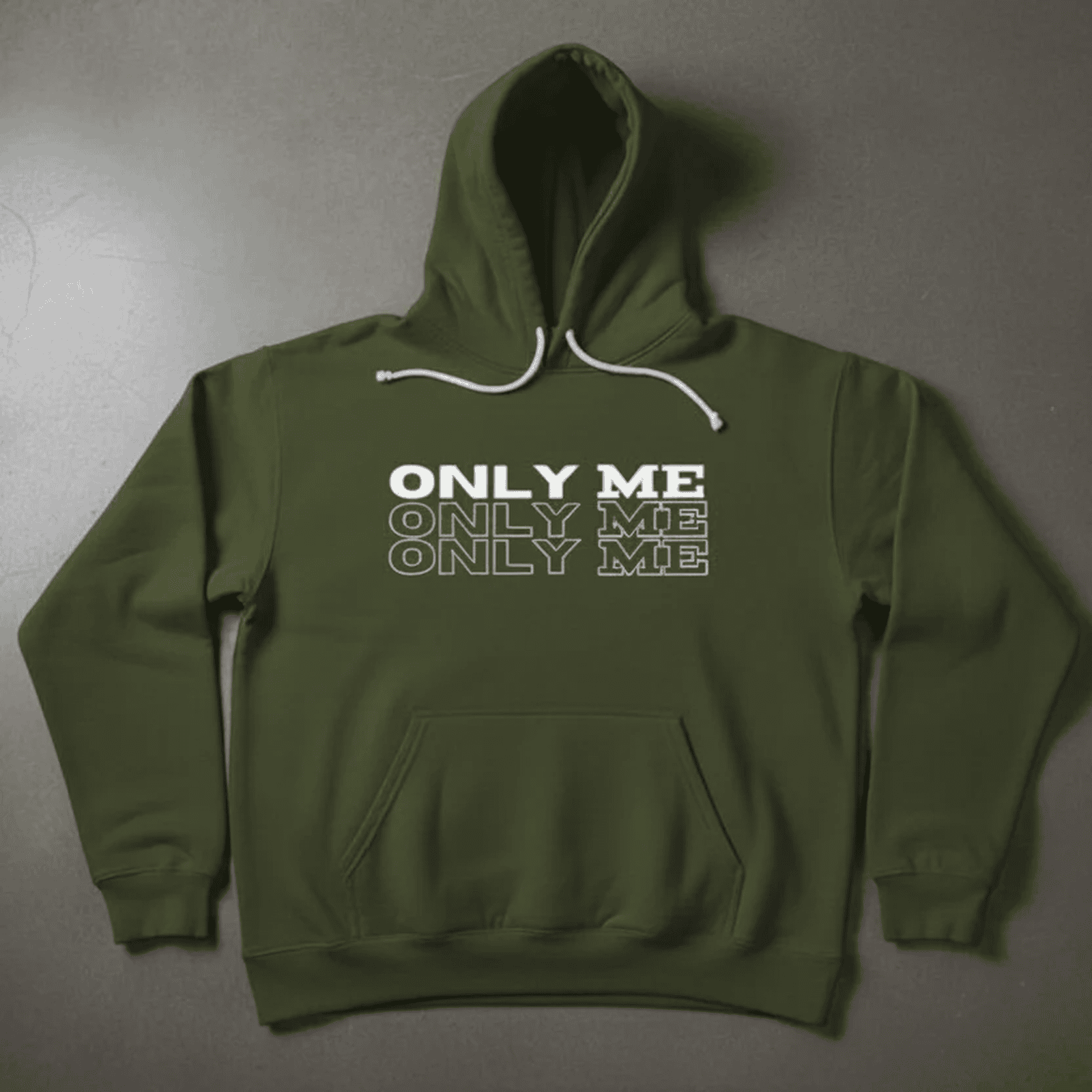 Premium hoodie for winters front side printed ONLY ME