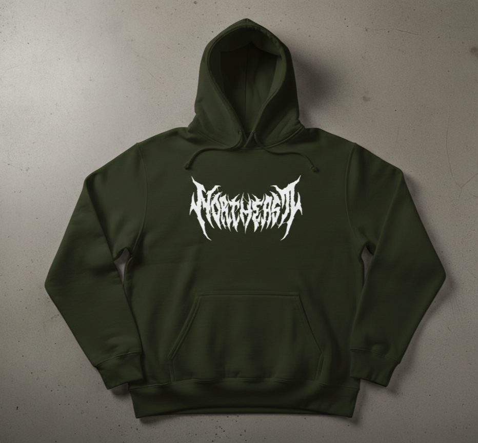 Premium hoodie for winters front side printed north east