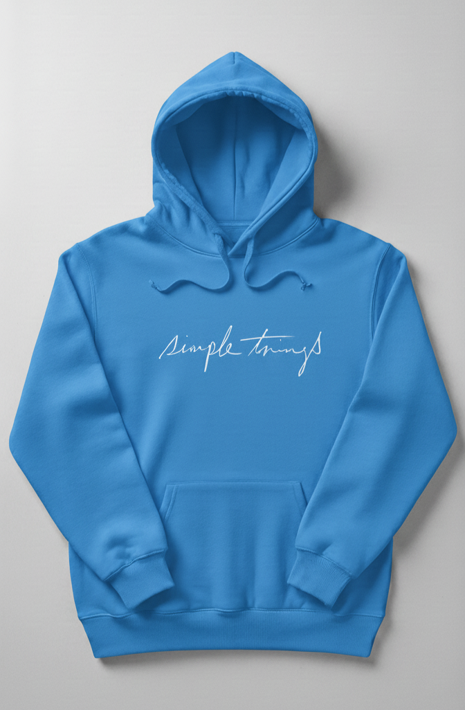 Premium hoodie for winters front side printed simple things