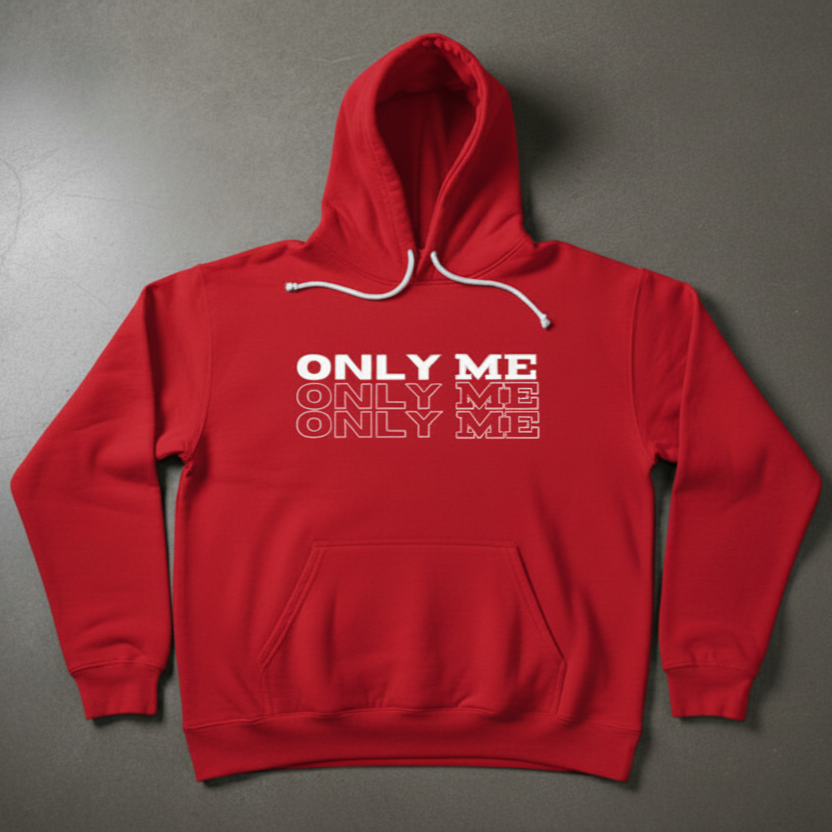 Premium hoodie for winters front side printed ONLY ME