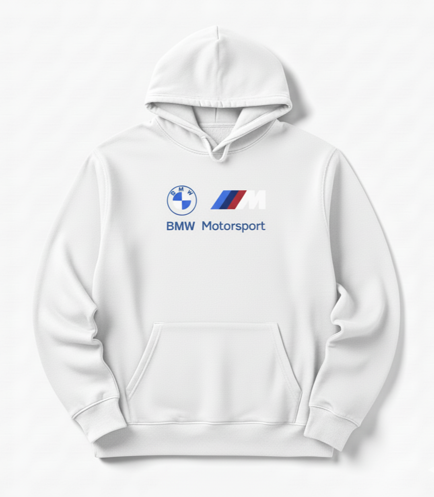 Premium hoodie for winters front side printed BMW MOTORSPORT