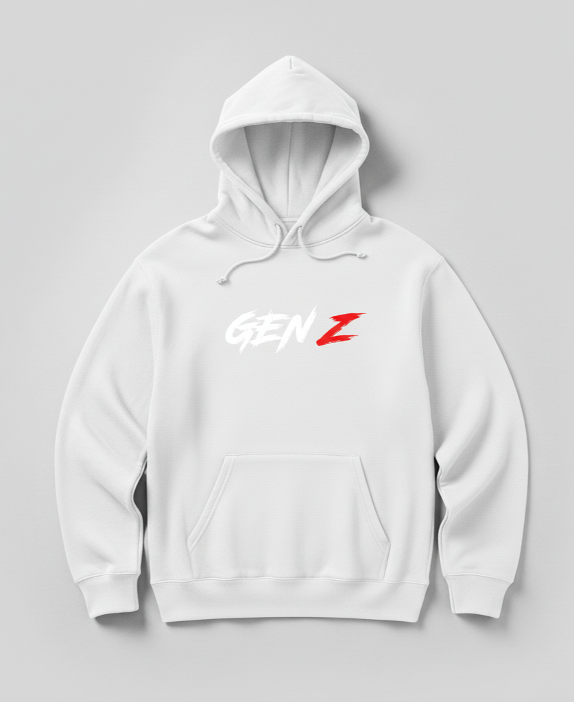 Premium hoodie for winters front side printed GEN Z