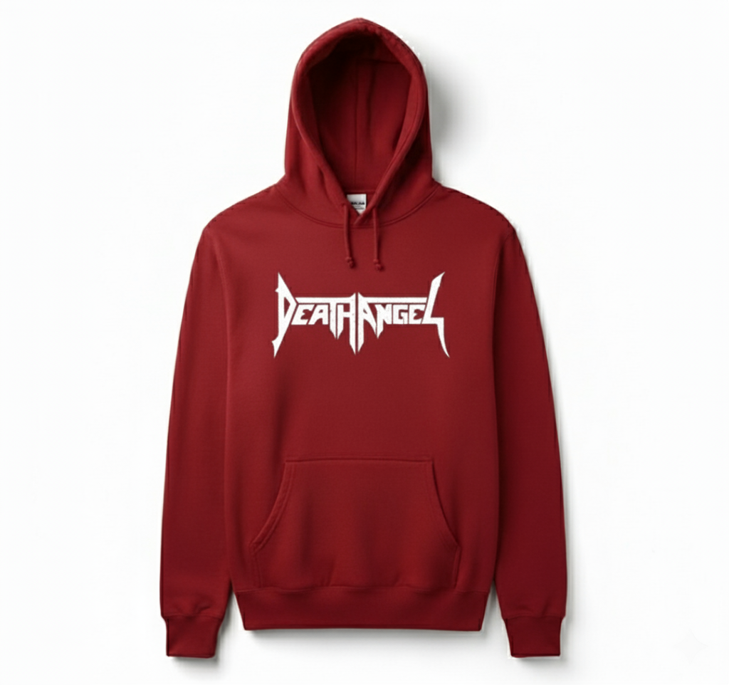 Premium winters hoodie front side printed DEATH ANGEL