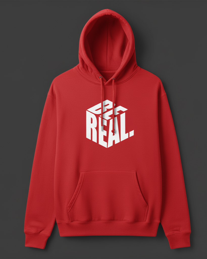 Premium hoodie for winters front side printed BE REAL