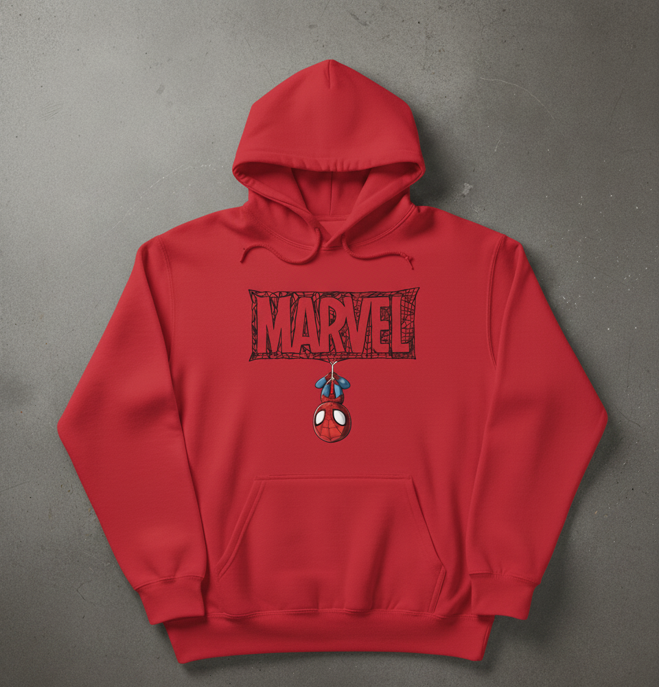 Premium hoodie for winters front side printed marvel small spider man