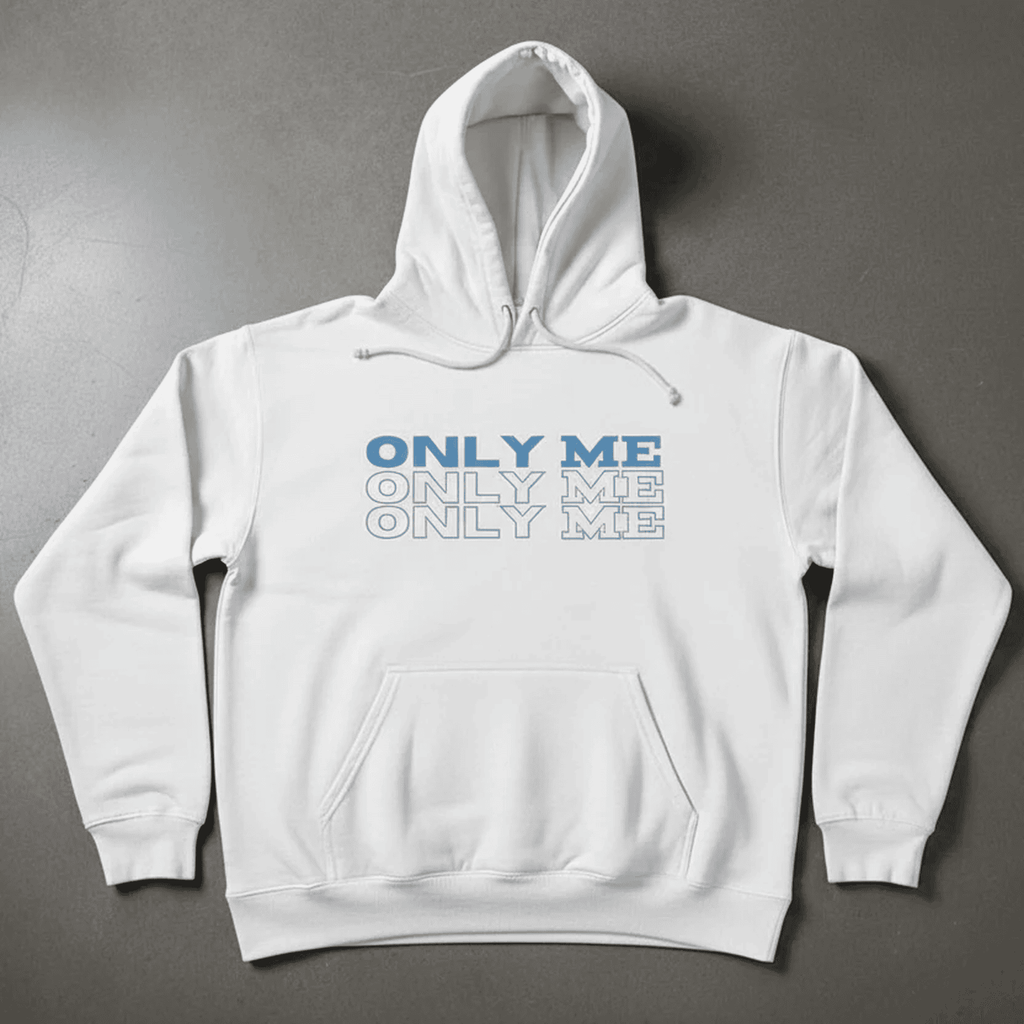 Premium hoodie for winters front side printed ONLY ME